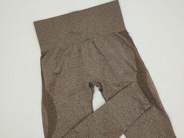 spodnie woskowane brązowe reserved: Leggings Sports for women, size S (EU 36)
