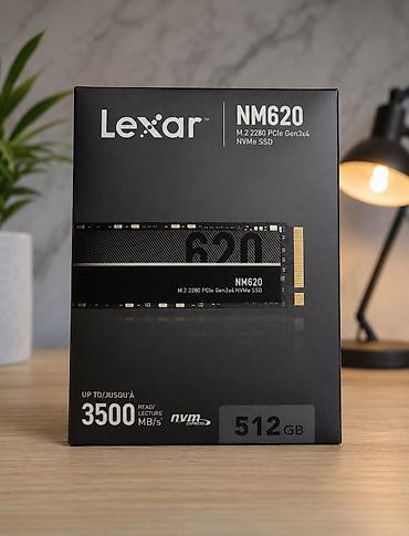 ssd 240gb: Lexar NM620 M.2 2280 PCIe Gen3x4 NVMe SSD – 512 GB - Form‑faktor: M.2 — 1