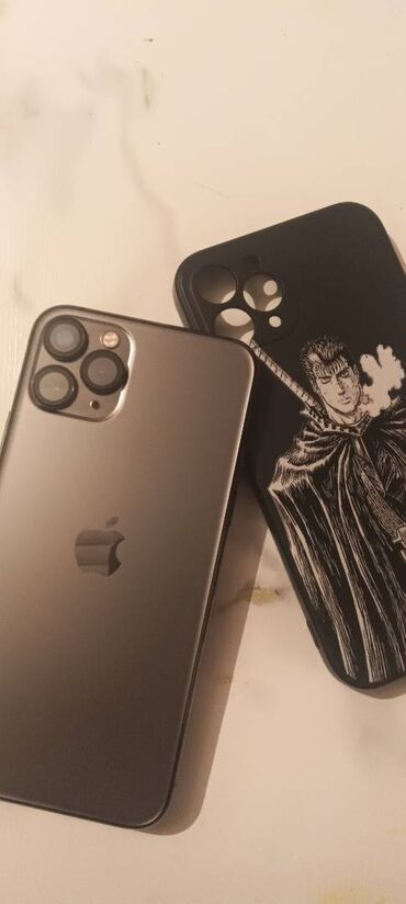цена айфон 11 бу: IPhone 11 Pro, Колдонулган, 256 ГБ, Кара, Каптама, Куту, 78 %
