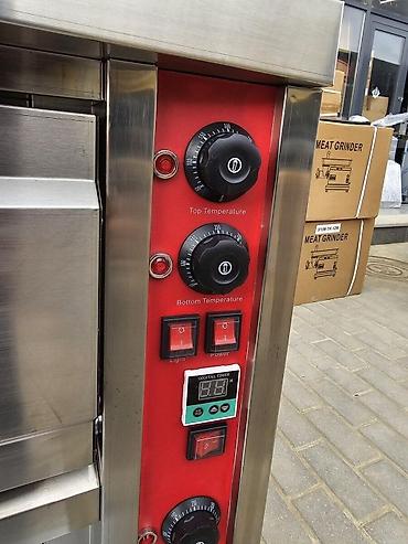 Elektrik sobalar: Pizza sobası Professioanal pizza peçi İçi daşlı model 1 mərtəbəli — 8