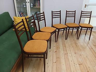 dəmir stul: Ağac stullar əla vəziyyətdə — 3