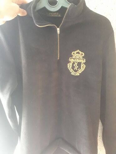 Köynəklər: Qara rəngli kişi sviteri – PORT Collection marka - Model