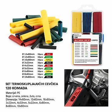 KMT termoskupljajuća cev 2001043 Set termoskupljajućih cevi (120