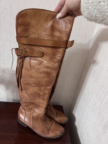 Tuflilər: Tuflilər, Ölçü: 37, rəng - Qəhvəyi, İşlənmiş — 9