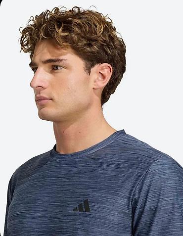 under armaur: Мужская футболка, M, Adidas, Новый, цвет - Синий, Платная доставка — 2