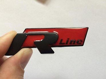 bronza za cunkove: NATPIS ZNAK R-LINE - CRNI | Viber — 5