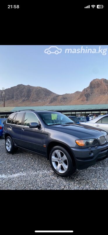 урунган машина: BMW X5: 2002 г., 4.4 л, Автомат, Бензин, Внедорожник