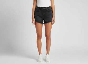 pull and bear jeans mom fit: PULL&BEAR, Szorty damskie, rozmiar S