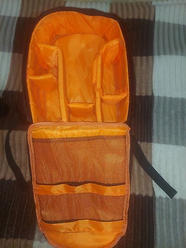 ps5 canta: Fotoaparat üçün kürək çantası - Daxili parlaq narıncı qoruyucu — 1