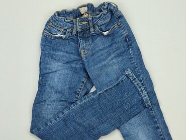 loose jeans: Spodnie jeansowe, 9 lat, 128/134, stan - Dobry