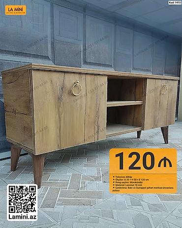 Ev və bağ: TV altlığı - Ölçülər: Dərinlik 35 sm × Hündürlük 50 sm × Uzunluq 120 — 1