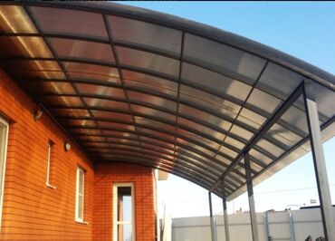 Навесы: Навес, Арочный, Металл, Поликарбонат, Установка at lalafo.kg — 4 Навесы: Навес, Арочный, Металл, Поликарбонат, Установка — 4