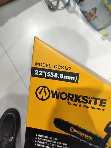 бензопила мотор сич: Worksite GCS122 benzinli mişar (zəncirli mişar) - Tip: 22" (558.8 mm) — 3