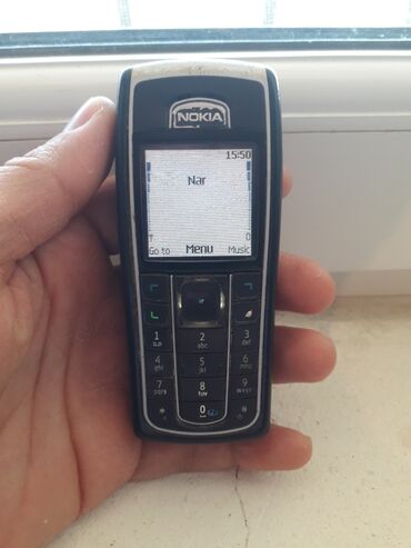 Nokia 6220 Classic, < 2 GB Memory Capacity, rəng - Qara, Düyməli