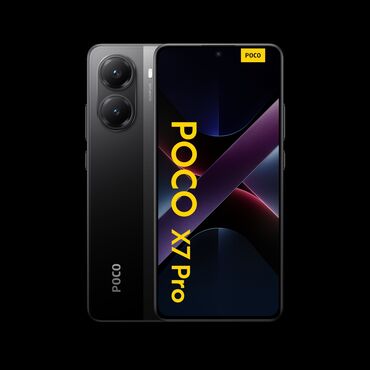 Poco: Poco X7 Pro, 256 GB, rəng - Qara, Face ID, Sənədlərlə, Sensor