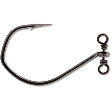 для рыбалка: Офсетные крючки оснащены миниатюрным вертлюжком. Эта особенность