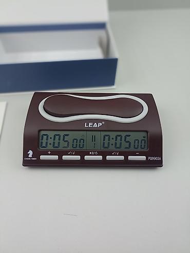 chess: LEAP PQ9903A elektron şahmat saatı - İki tərəfli böyük LCD ekran: hər — 2