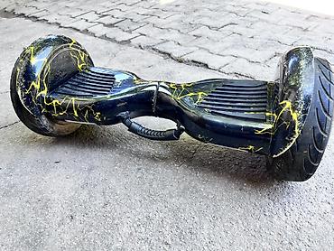 surron light bee: Гироскутер 6.5" с ярким корпусом «черный с желтыми молниями» — 2