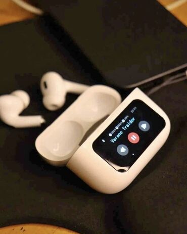 Səs gücləndiriciləri: Yeni Simsiz (Bluetooth) Qulaqcıqlar, Apple, rəng - Ağ