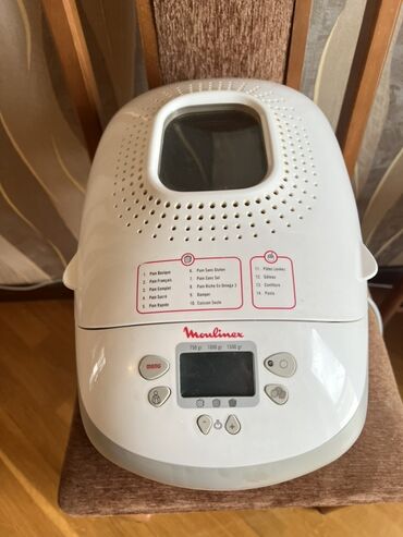corek biwiren aparat: İşlənmiş Çörəkbişirən, Moulinex, Çörəyin çəkisi - 1 - 1.5 kq, Ünvandan götürmə