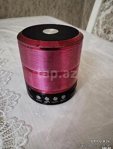 apo ses sistemi: Portativ mini Bluetooth dinamik Xüsusiyyətlər: - Silindrik dizayn — 2