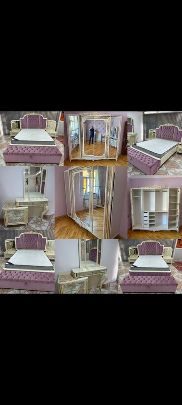 royal mebel: 2 təknəfərlik çarpayı, Dolab, Komod, Termo, Türkiyə, İşlənmiş