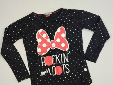czarne rajstopy do srebrnej sukienki: Sweatshirt, Disney, 11 years, 140-146 cm, condition - Very good