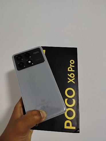 мобильный монитор: Poco X6 Pro, Б/у, 256 ГБ, цвет - Серый — 1