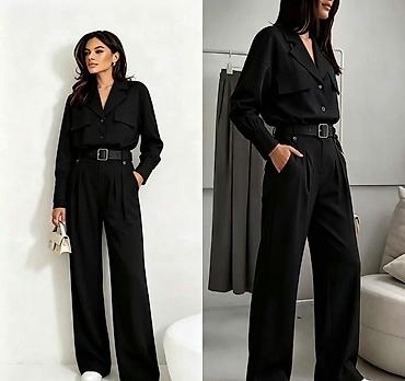 novi model tech fleece: Ženski komplet – košulja i pantalone sa pojasom

Komplet: 3.999 dinara — 4