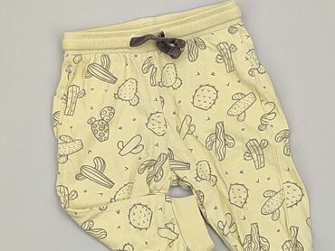 żółta spódniczka w kratkę: Spodnie dresowe, So cute, 6-9 m, stan - Dobry