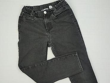 sweter: Spodnie jeansowe, H&M, 13 lat, 152/158, stan - Bardzo dobry — 1