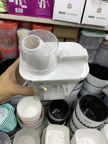 баночка для сыпучих продуктов: Пищевой контейнер, цвет - Белый — 2