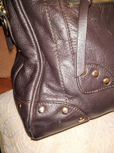 Torbe: Marella - kožna braon torba Divna torba od meke i debele prirodne — 10