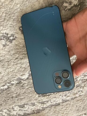 продажа мобильных телефонов: IPhone 12 Pro, Б/у, 256 ГБ, Pacific Blue, 77 %