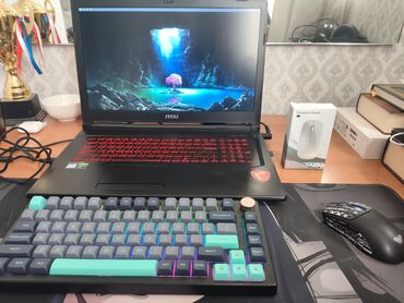 дешевый игровой ноутбук: Ноутбук, MSI, 12 ГБ ОЗУ, Intel Core i5, 17.3 ", Б/у, Для несложных задач, память NVMe SSD