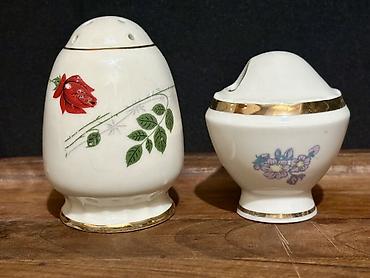 balıq: Vintage sovet dövrü porselen dəstləri – kolleksiya üçün 7 ədəd — 10