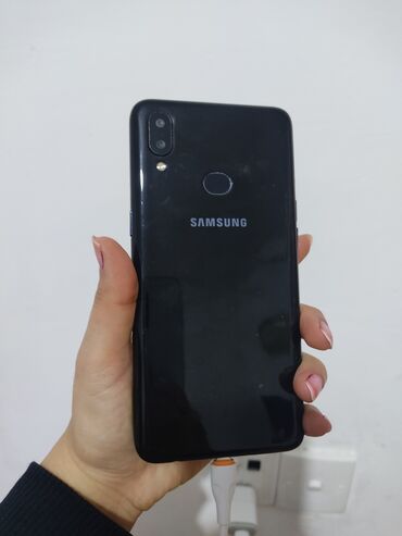 Samsung: Samsung A10s, 32 GB, rəng - Qara, Barmaq izi, İki sim kartlı