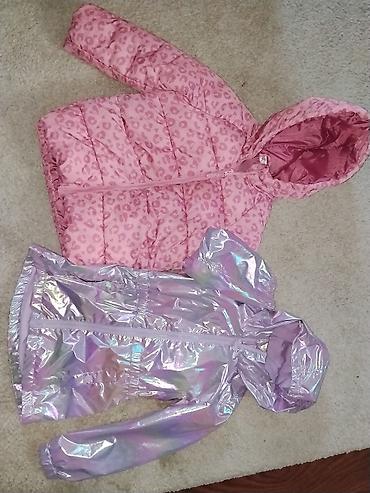 ows kids: Dečije jakne – set od 2 komada 1) Roze puf jakna sa kapuljačom - — 1