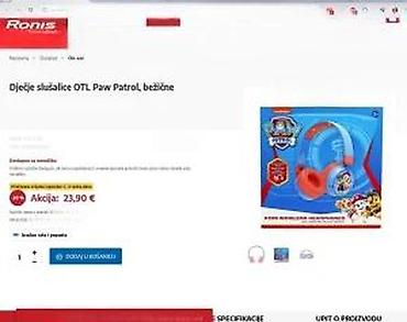 Slušalice: PAW Patrol dečije slušalice na uho – Skye izdanje - Original — 11
