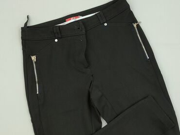 krótkie obcisłe spodenki: Material trousers for women, size 2XL (EU 44)