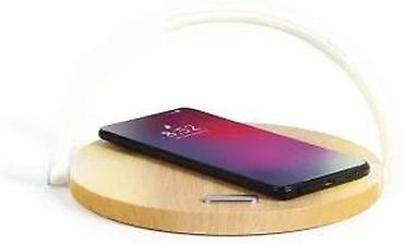 Ostali aksesoari za mobilne telefone: Drvena bežična Qi stanica za punjenje sa LED lampom (2‑u‑1) - Bežično — 14