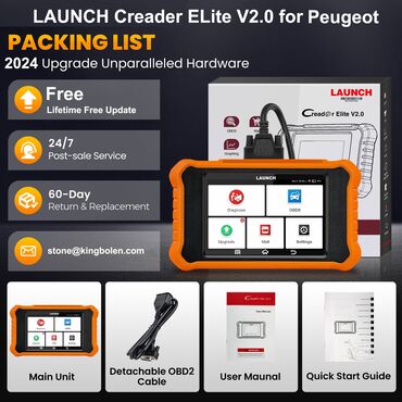 Alati za automobile: NOVO- LAUNCH X431 Creader Elite V2.0 OBD2 Peugeot i Citroen Novo - — 24