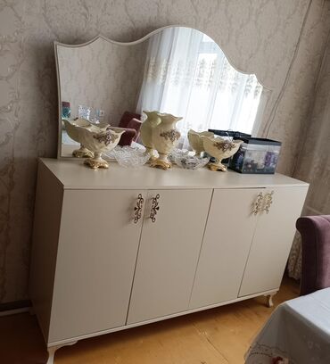 буфет мебель: Açılan, 4 qapılı Düz dolab, Bufet