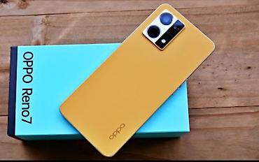 poco telefon: Oppo Reno7, 128 GB, rəng - Sarı, İki sim kartlı — 3