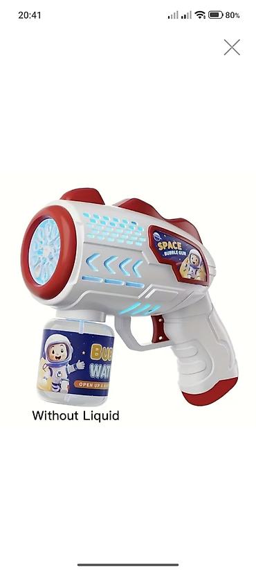 balış yumşaq oyuncaqlar: Ünvan 📍 Qara qarayev Məhsul: Space Bubble Gun – köpük tapançası — 1