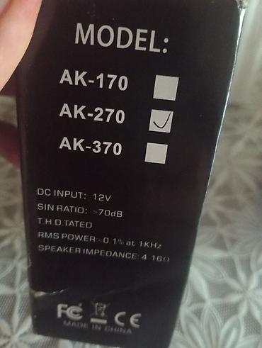sn tv: Hi-Fi Stereo Audio Gücləndirici — Model AK-270 Xüsusiyyətlər: - Hi-Fi — 2