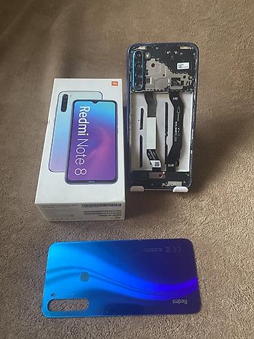 huawei komputer qiymeti: Redmi Note 8, 32 GB, rəng - Mavi, Barmaq izi — 2