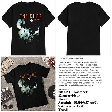 Futbolkalar: The Cure Distigration BREND: Kostebek Razmer:40(L) Unisex Satishda — 9