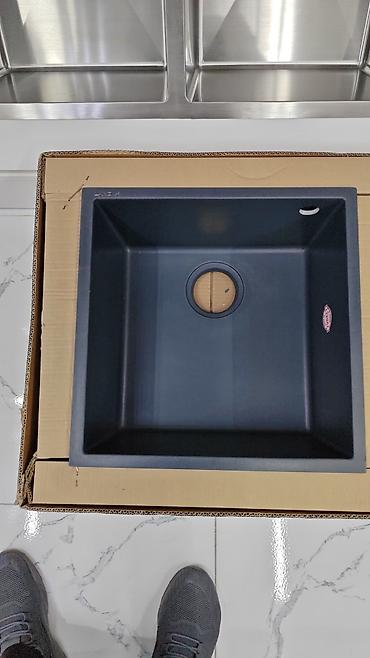 Santexnika: Mətbəx üçün ikitərəfli və təkqablı lavabo modelləri - Materiallar — 3