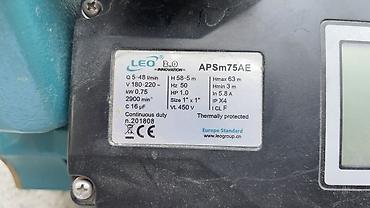 48: Насосная станция LEO APSm75AE с электронным контроллером Основные — 2